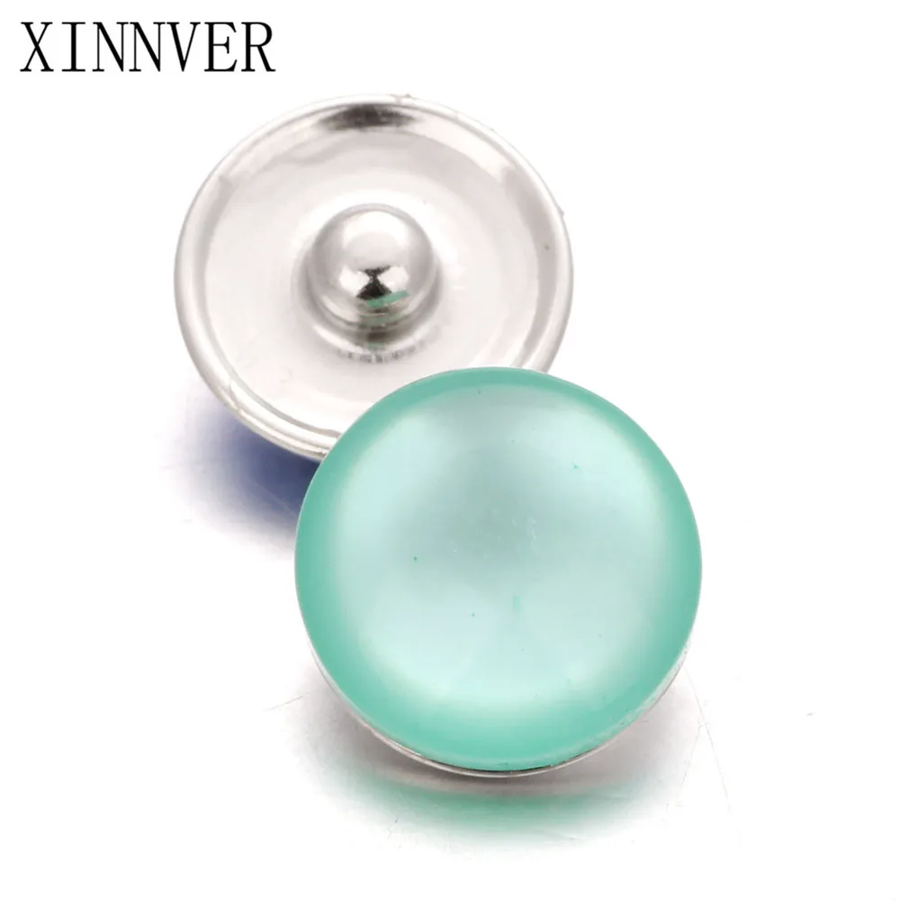 10 шт./лот Случайная Доставка цветные 18 мм опал смола кнопки Pression Bijoux часы для