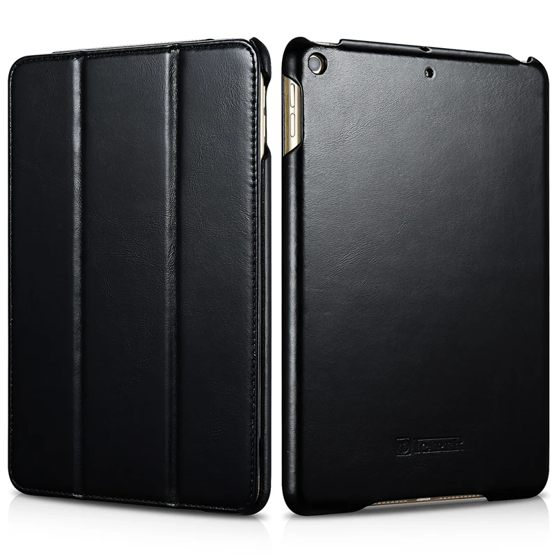Новинка чехол-книжка из натуральной воловьей кожи для Apple iPad mini5 ультратонкий