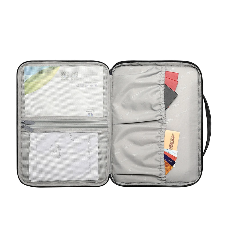 BUBM document ticket bag large capacity certificate files organizer for home travel use passport contracts | Багаж и сумки
