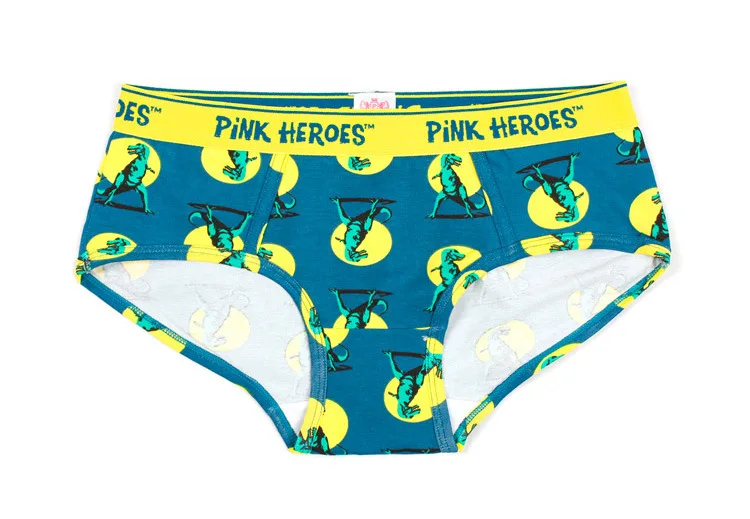 Women Dark Geen Розовый бренд Hero, мужские боксеры, шорты для влюбленных пар, нижнее белье для мужчин, модный принт, бренд, персонаж, хлопок, мужские, простые, классические, для молодых - Цвет: Women Dark Geen