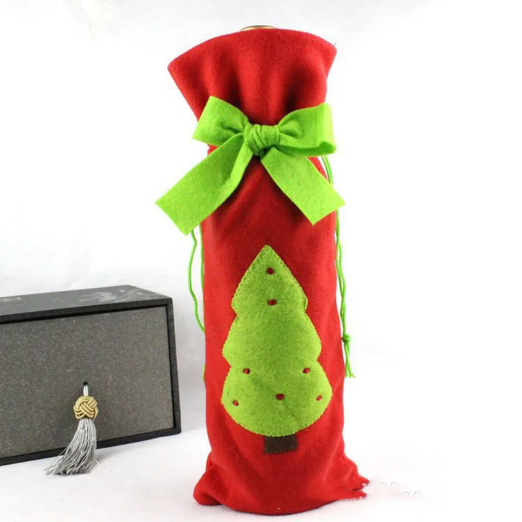 Украшения Одежда Со Шляпами Новый Милый Красный Бутылки Вина Лук Орнамент Ужин