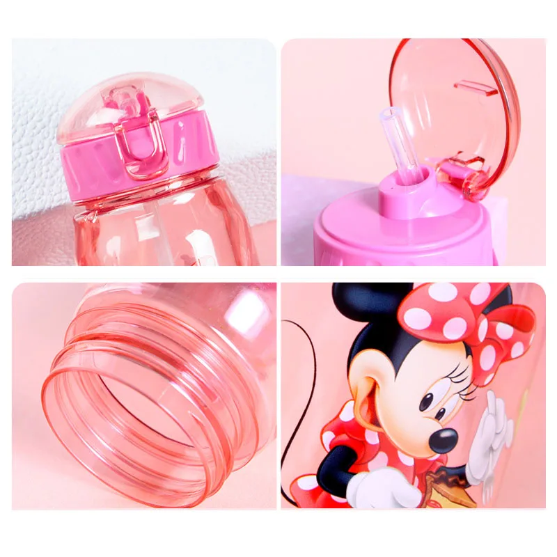 Детские бутылочки для воды Disney Мультяшные чашки с Микки и Минни Маусом
