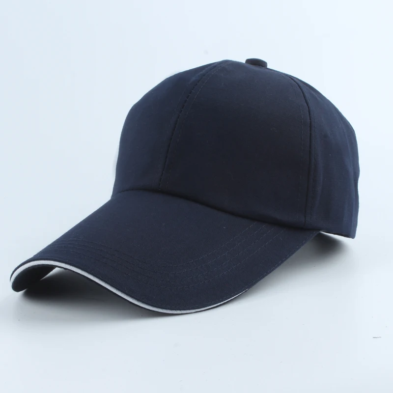 Для мужчин Спорт черный Кепки открытый большой козырек Кепка-бейсболка Casquette