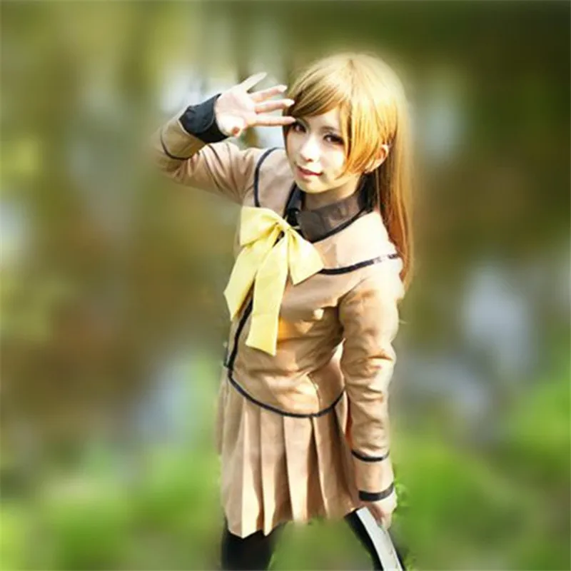 Камисама Кисс Хаймемашита Момодзоно Нанами Школьная форма Моряцкая блузка Платье Костюм Аниме Косплей A465.