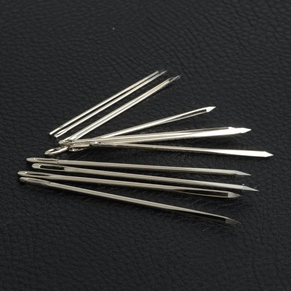 Кожаные иглы с треугольными стежками, холст, меховое ремесло, Аксессуары для инс