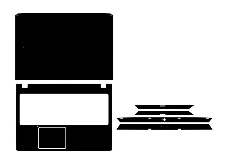 Кожаная наклейка из углеродного волокна для ноутбука Acer Aspire защитная пленка 575G E5