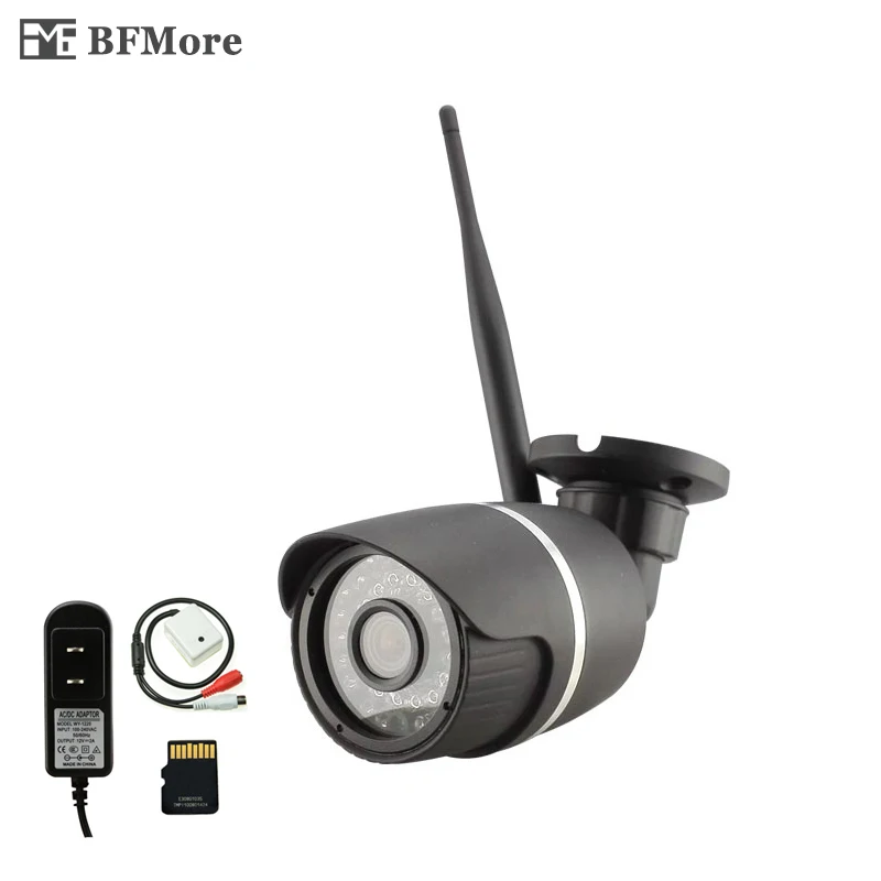 BFMore Беспроводная TF карта Аудио Wifi ip камера 720/960/1080P Sony безопасность P2P Onvif наружная