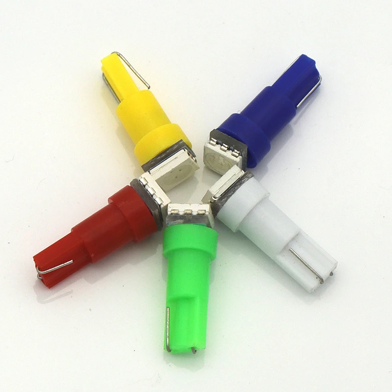 10 шт. T5 74 1 SMD 5050 Dashboard клиновидный светодиодный светильник автомобильный лампа для