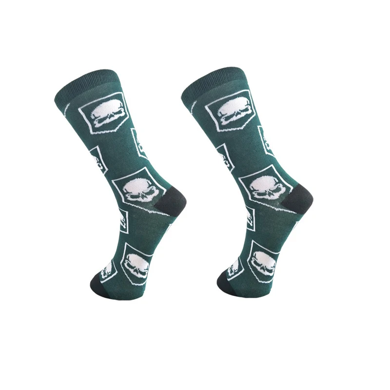 2 пары в партии мужские Модные носки с героями мультфильмов хлопковые