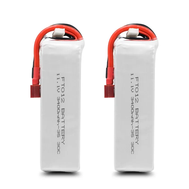 Обновленная батарея lipo Rc FT012S 11 1 В 3400 мАч 30C 3S сменная литий-полимерная для