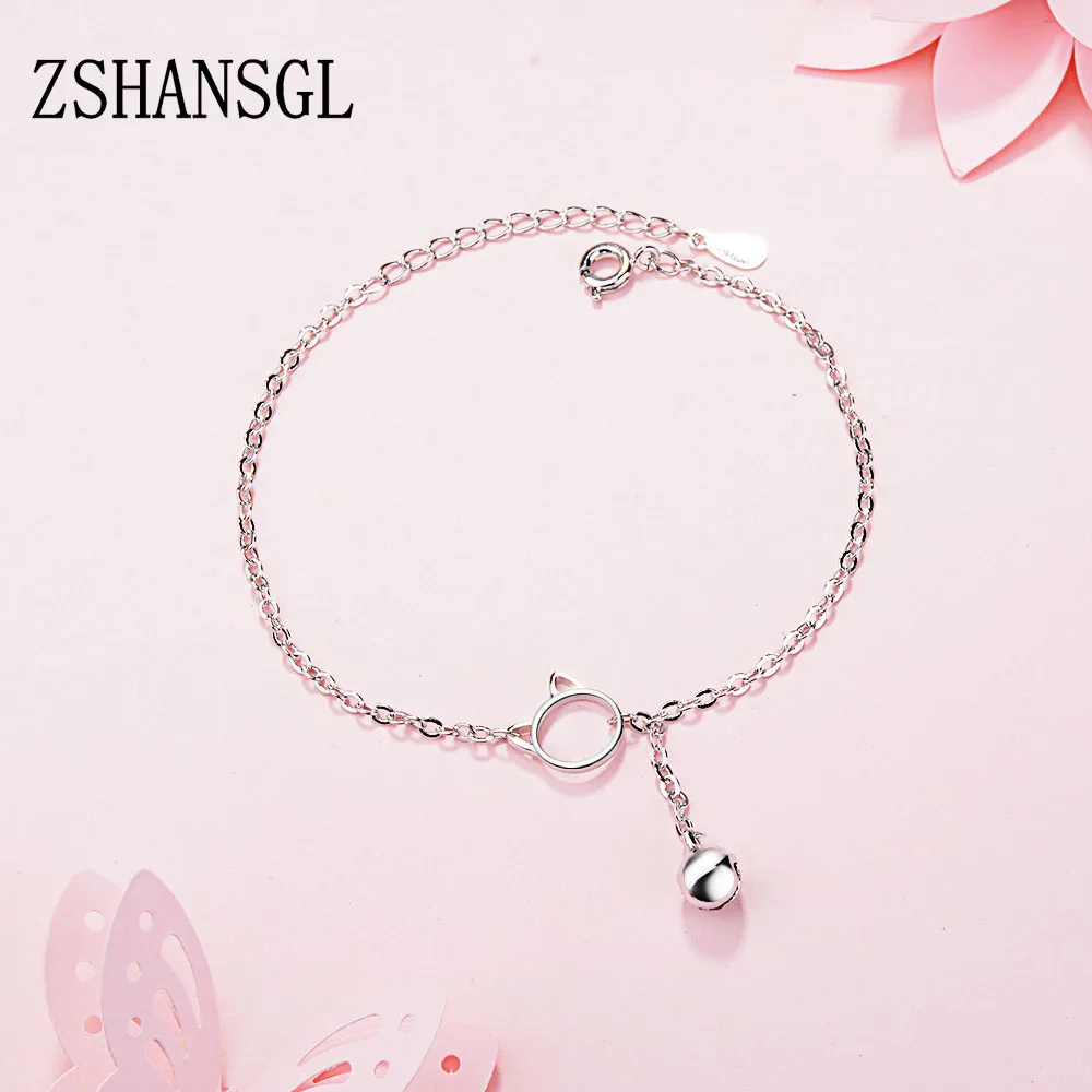 Горячая Распродажа милые регулируемые браслеты с котом и шариком простой
