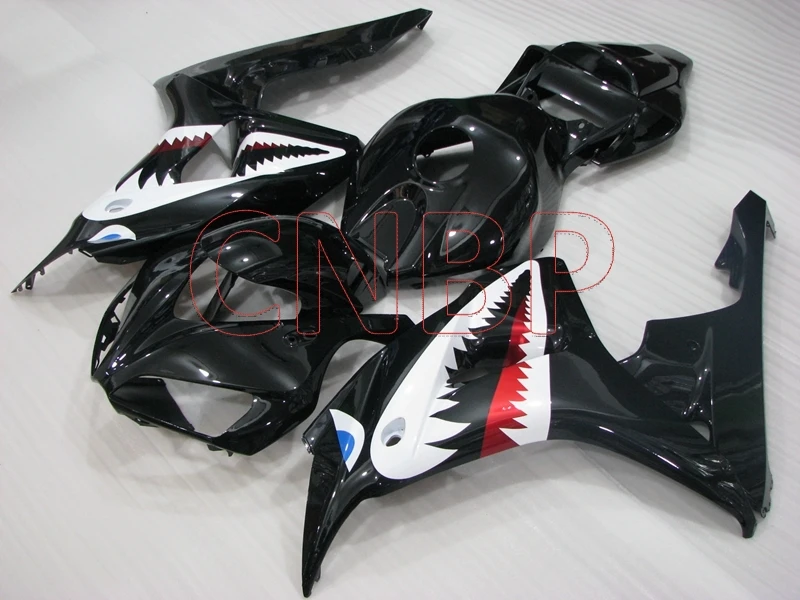 Корпус для Honda Cbr1000 RR 2006 2007 Black Shark Abs обтекатель CBR 1000 2007|Полные комплекты