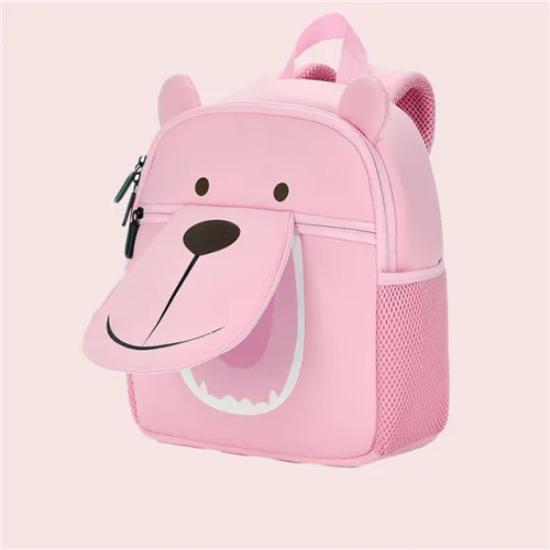 bear Горячая Распродажа Детский рюкзак aminals плюшевый Детский рюкзак для детей 1-4 лет динозавр анти-потерянный рюкзак для детей - Цвет: bear