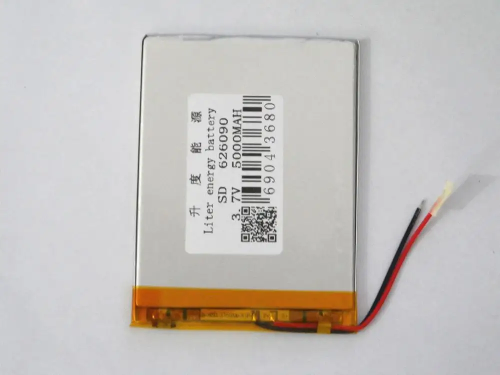 Полимерные производители продают 626090 5000mAh 3 7 V большой емкости мобильный питания