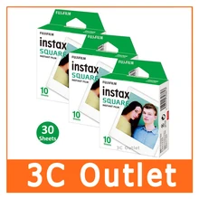Fujifilm Instax квадратная SQ10 пленка 30 листов для Fuji формат мгновенной