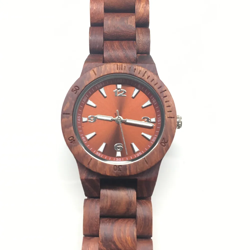 

Retro Wooden Watches for Men Unique Rectangle Dial Light Watch Man Natural Full Woody Bracelet Quartz Wristwatches