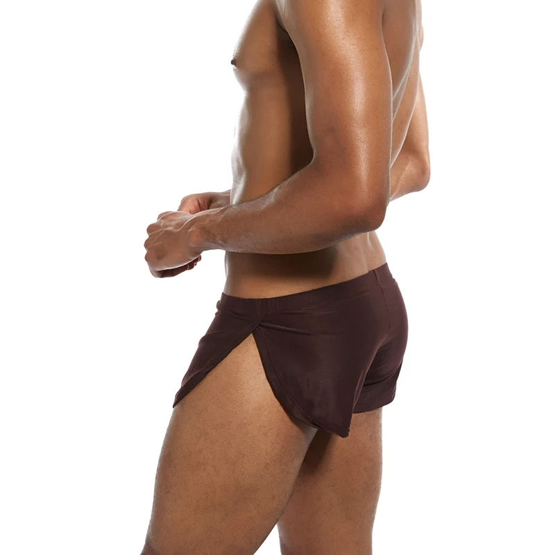 JOCKMAIL, мужские боксеры, шорты, пижама, с разрезом по бокам, для геев, нижнее белье, шорты, трусы, трусы, сексуальные, Cueca Homme, модная одежда для сна