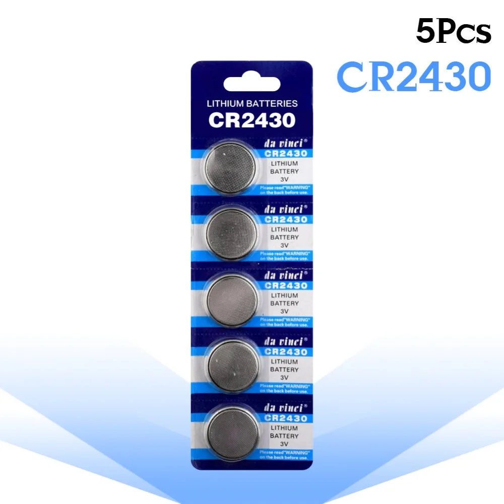 YCDC + Pilas Boton горячая Распродажа 5 шт. оригинальная оптовая продажа CR2430 DL2430 2430 3 в