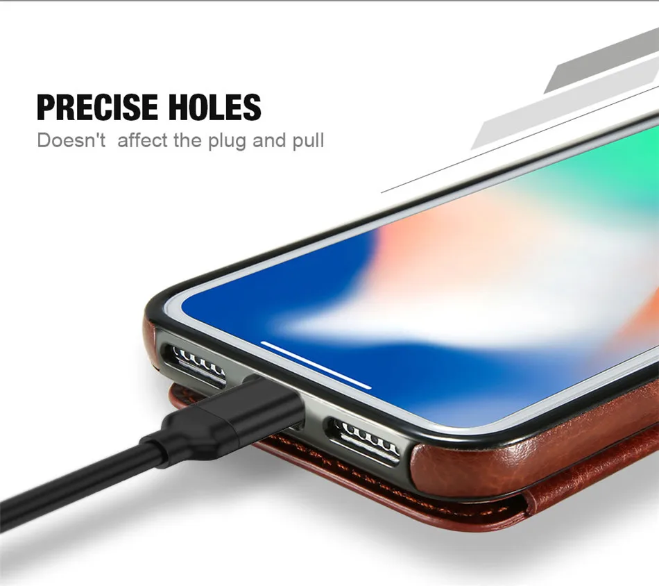 KISSCASE ретро PU кожаный чехол для iPhone 11 8 7X6 6s Plus XS Max XR Чехол-держатель для карт samsung S8 S9 Plus Note 8 9 10 чехол на айфон 7 чехол на айфон 10