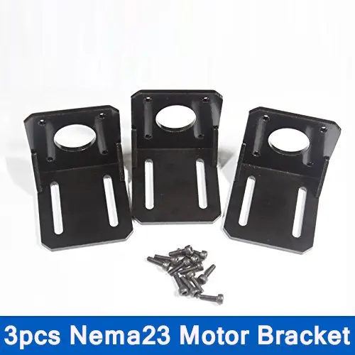 3 шт. шаговый двигатель NEMA 23 крепление двигателя L кронштейн для nema23 мотор с 3 комплектами крепежных винтов