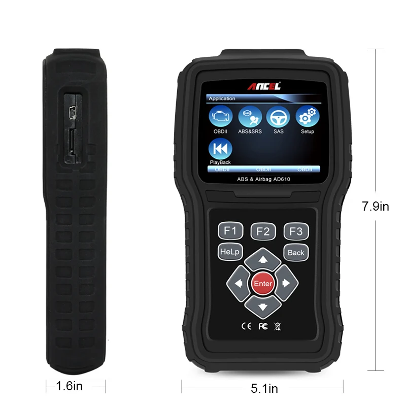 Ancel AD610 Оригинальный ABS SRS подушка безопасности Подушка аварийный сброс данных
