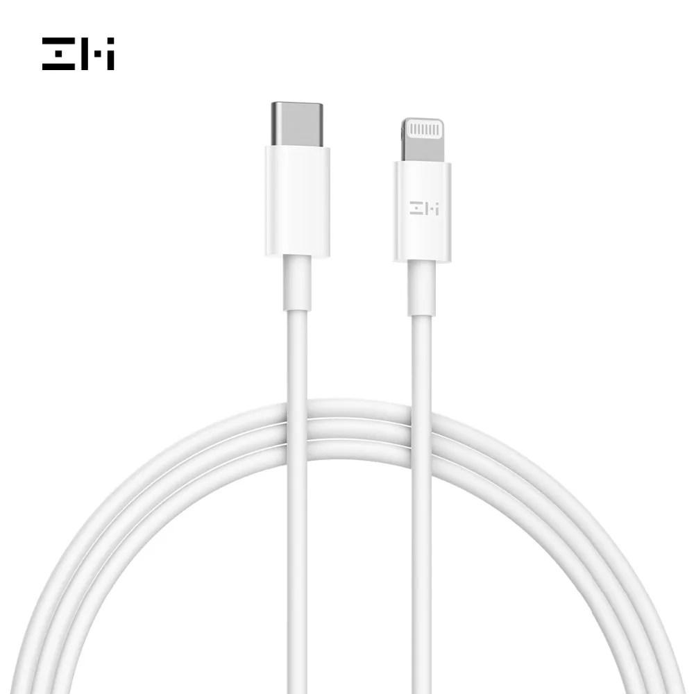 Сертифицированный кабель ZMI AL870 MFI для быстрой зарядки от TYPE-C до L для Apple iOS, кабель Lightning для iPhone+ кабель для передачи данных для iPad, кабель для зарядки
