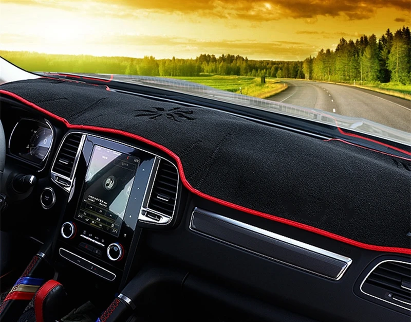 Red side Для Renault Koleos накладка на приборную панель коврик солнцезащитный козырек Избегайте светильник Коврик Для приборной доски протектор интерьерные авто аксессуары - Цвет: Red side
