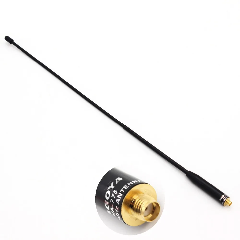 100% оригинал nagoo NA 775 144/430 МГц двухдиапазонная антенна для Kenwood BaoFeng SMA F UV 5R GT 3