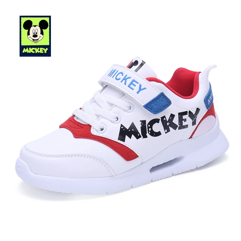 Disney children's Mickey shoes for kid boys girls fashion running casual comfortable sports tide Sneakers size 26-37 | Детская