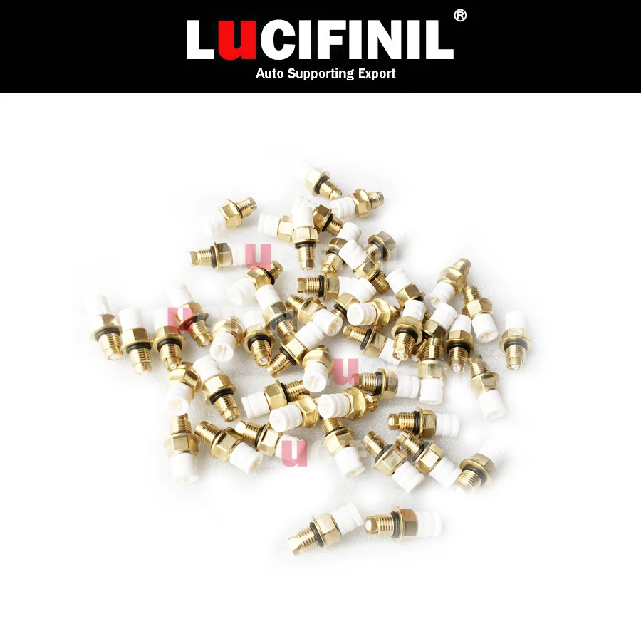 

LuCIFINIL 100pcs Pipe Joint For W220 W221 W164 A8 D4 E66 VW Suspension Air Valve Copper Valve Repair Kit 2203208213 2203202238