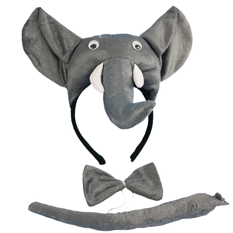 Animal Zoo Farm Elephant Headband Kids Gift Party Hair Accessories Stage Show home decor wedding birthday | Дом и сад