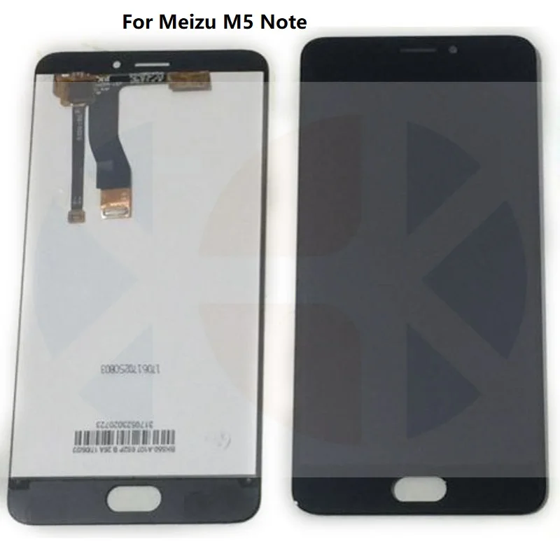 5 'ЖК дисплей в сборе для M5 Note Blue Charm M621 LCD с сенсорным экраном дигитайзер Запчасти