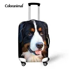 INSTANTARTS водонепроницаемое покрытие чемодана путешествия Чемодан Крышка для 18-30 дюймов милый щенок собака волк печати багажа Защитный чехол Крышка