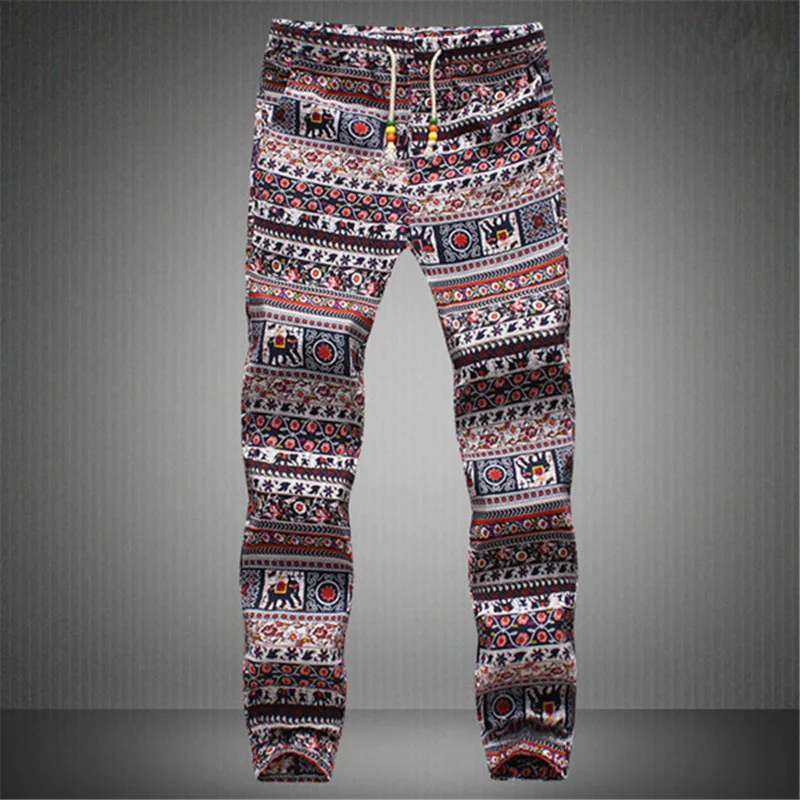 Новые модные 2020 Гавайские удобные брендовые высококачественные мужские брюки