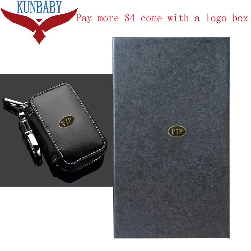 KUNBABY подлинный кожаный автомобильный фирменный брелок для ключей автомобильные