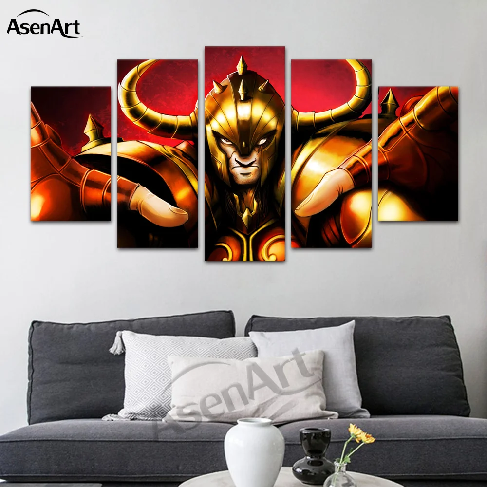 Аниме мультфильм Saint Seiya холст настенные художественные принты плакат