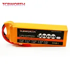 TCBWORTH провод с силикатной гелевой Батарея 14,8 V 4000 мАч, 30C 4S для RC самолет вертолет Квадрокоптер Дрон автомобиля 4S литиевых батарей RC