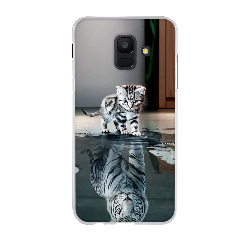 Мягкий чехол для Samsung Galaxy A6 2018 Dual SIM SM A600 A600F чехлы чехол|Бамперы| |