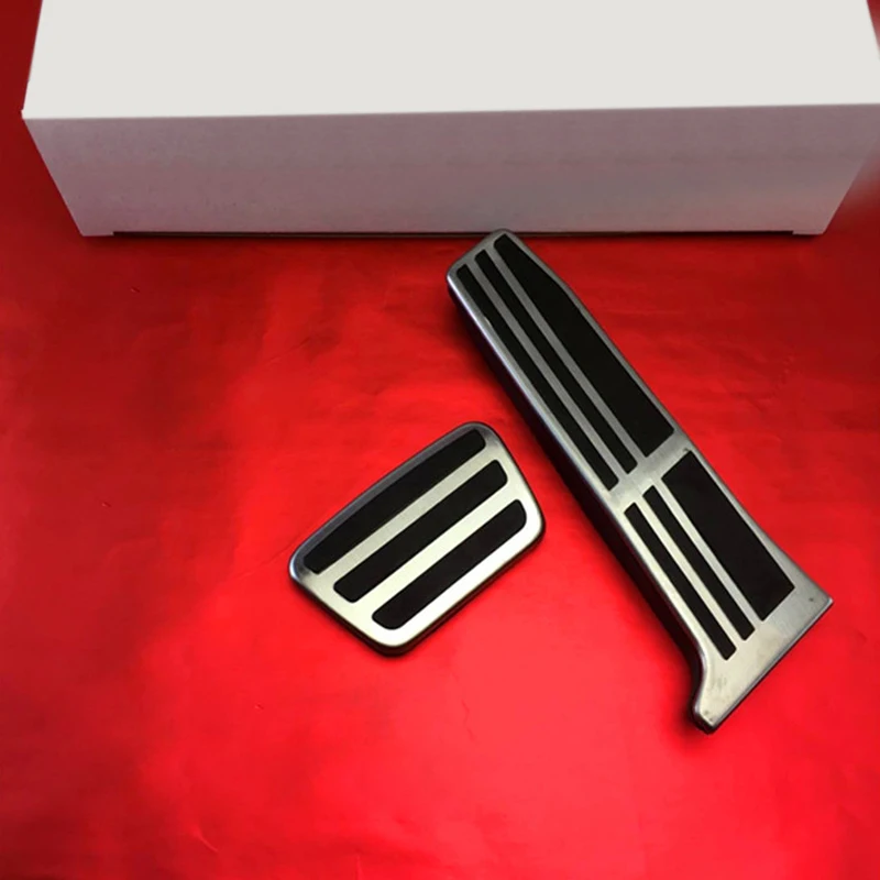 

For Toyota RAV4 2019 2020 Car Accelerator Gas Pedal Brake Foot Pedals Footrests Cover 2pcs Car Styling