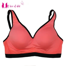 Mierside – soutien gorge respirant pour femmes, sous vêtements de sport décontractés, grande taille 34 42 B / C/D/DDD/E, 3 couleurs, BL1259F  (1)
