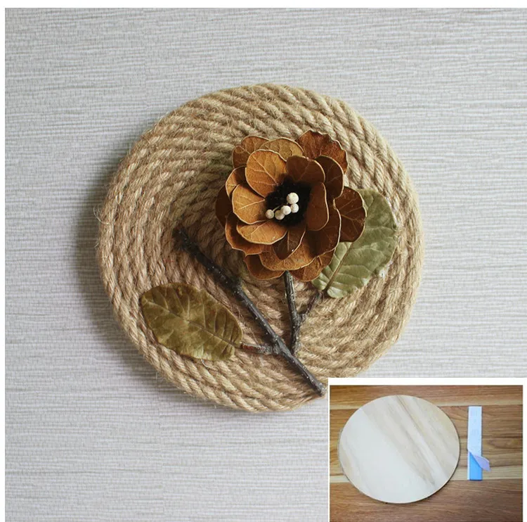 Бытовая настенная веревка для сухих цветов в Юго Восточной Азии пеньковая ретро