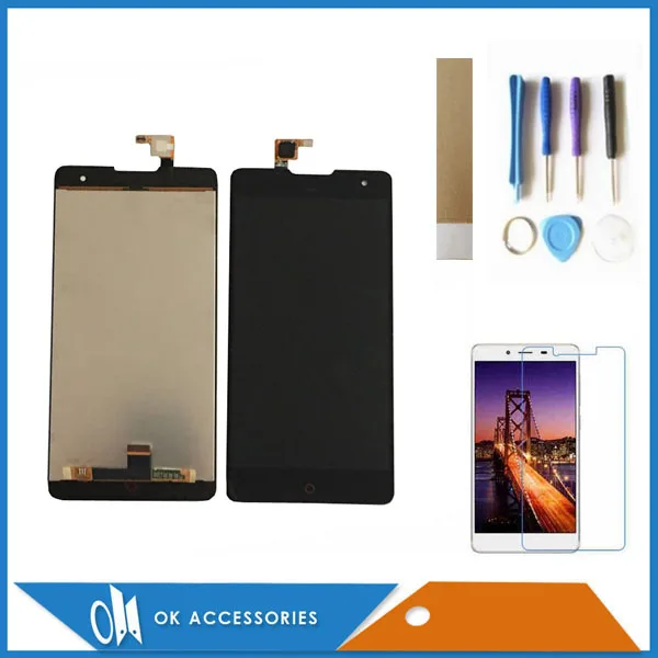 

100% High Quality For ZTE Z7 Max NX505J LCD Display+Touch Screen Digitizer Assembly Black Color With Kit 1PC/Lot