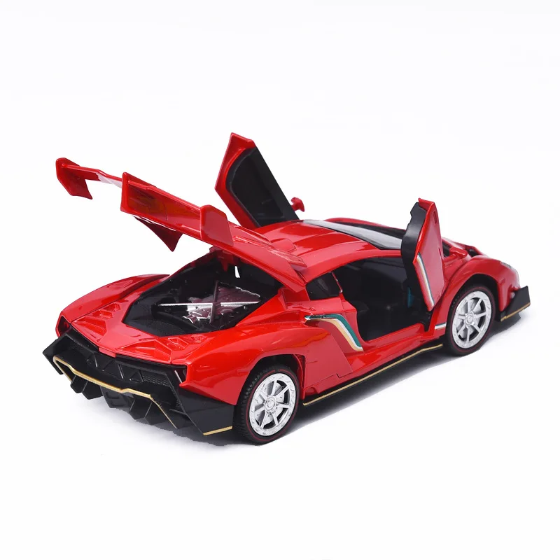 1:32 литая модель автомобиля из сплава с электрозвуком светильник Детская игрушки