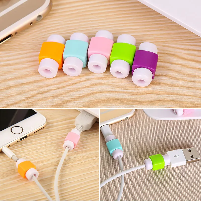 20 шт/1 шт./лот USB протектор для кабеля передачи данных Шнур защитный чехол iPhone