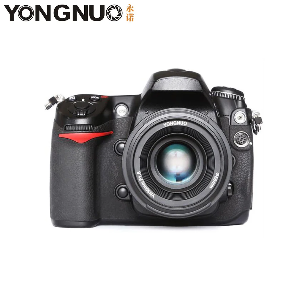 

Camera Lens YONGNUO YN50mm F1.8 MF YN 50mm f/1.8 AF Lens YN50 Aperture Auto Focus for NIKON D5300 D5200 D750 D500 DSLR Cameras