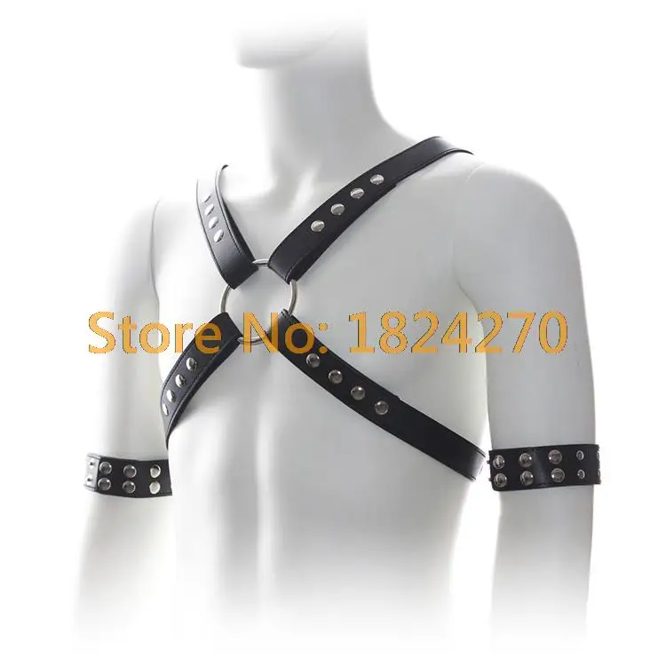 Мужское сексуальное нижнее белье горячий Фетиш бондаж набор из искусственной