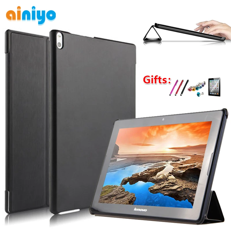 Чехол подставка из искусственной кожи для Lenovo tab чехол планшета A7600 с функцией