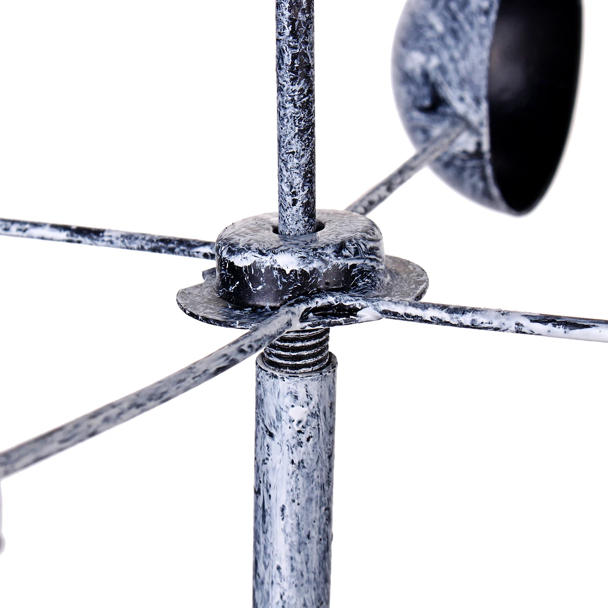 120 см Винтаж петух погода лопасти Металл Утюг ветер скорость Spinner направление