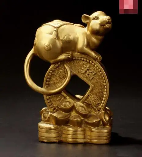 Brass Monkey Mouse Chinese Living Room Home Crafts of Zodiac Mice | Дом и сад