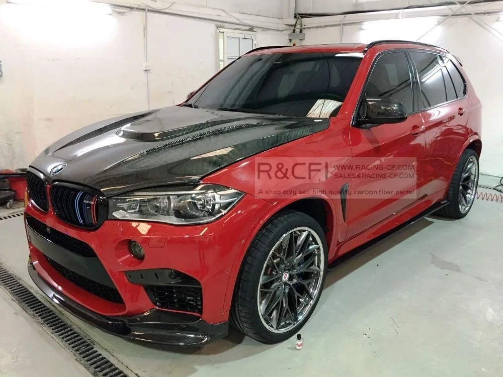 Капот из углеродного волокна F15 F16 F85 X5M F86 X6M // стильный капот HM для BMW | Автомобили и